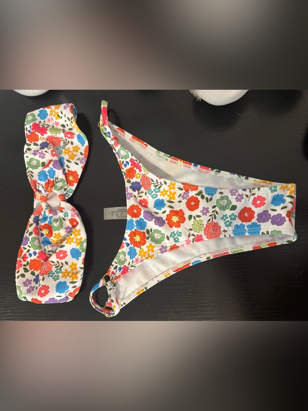 Floral Print Bikini Bottom - Multicolor